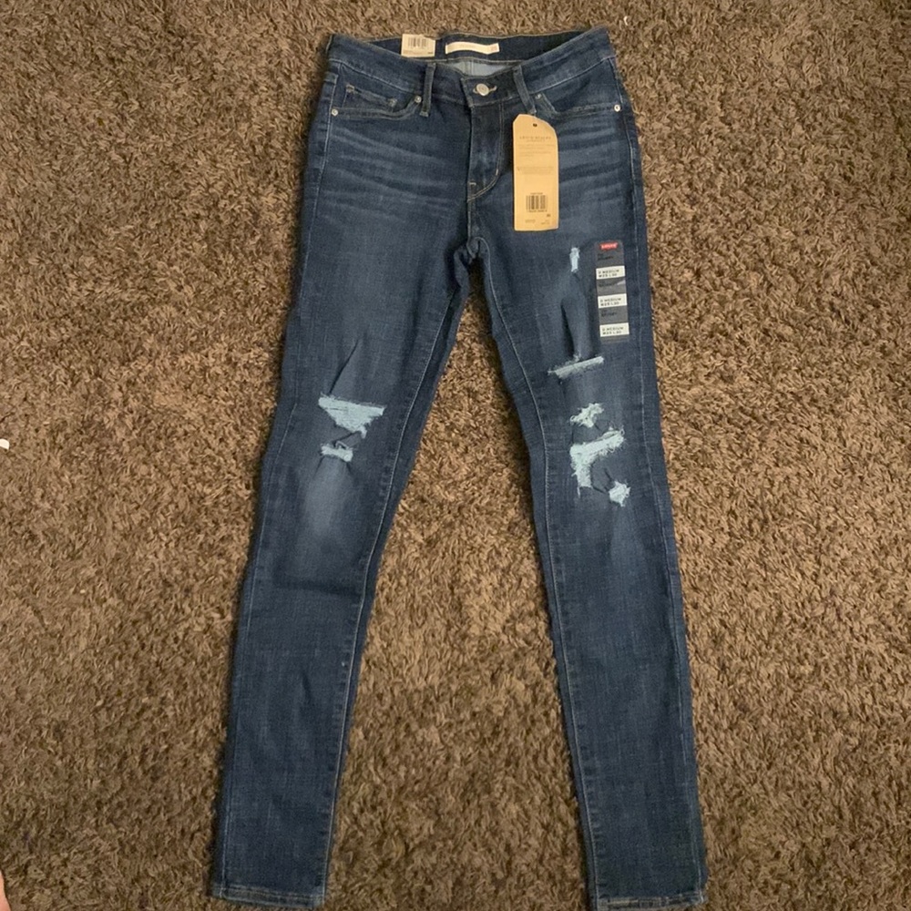 Levi's® Women's 711 Mid-Rise Skinny Jeans - Lapis Breakdown W25 x L30